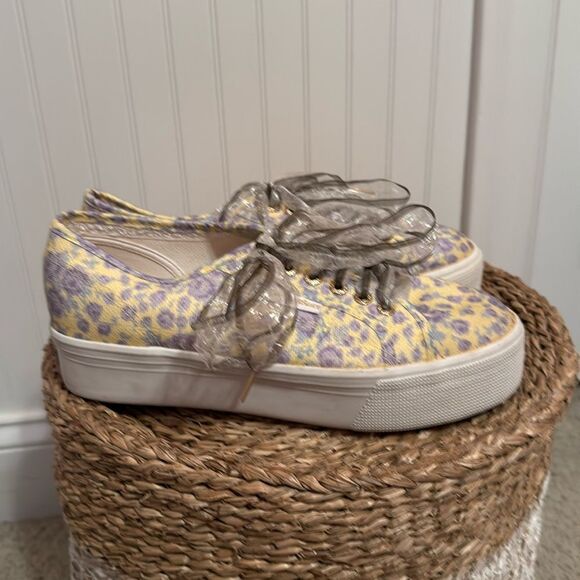 SUPERGA Low Top Platform Sneaker In Purple Rain - 40 - Picture 3 of 8